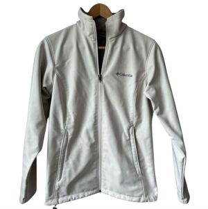 Columbia Womens Harold Square White Full Zip-Up Jacket